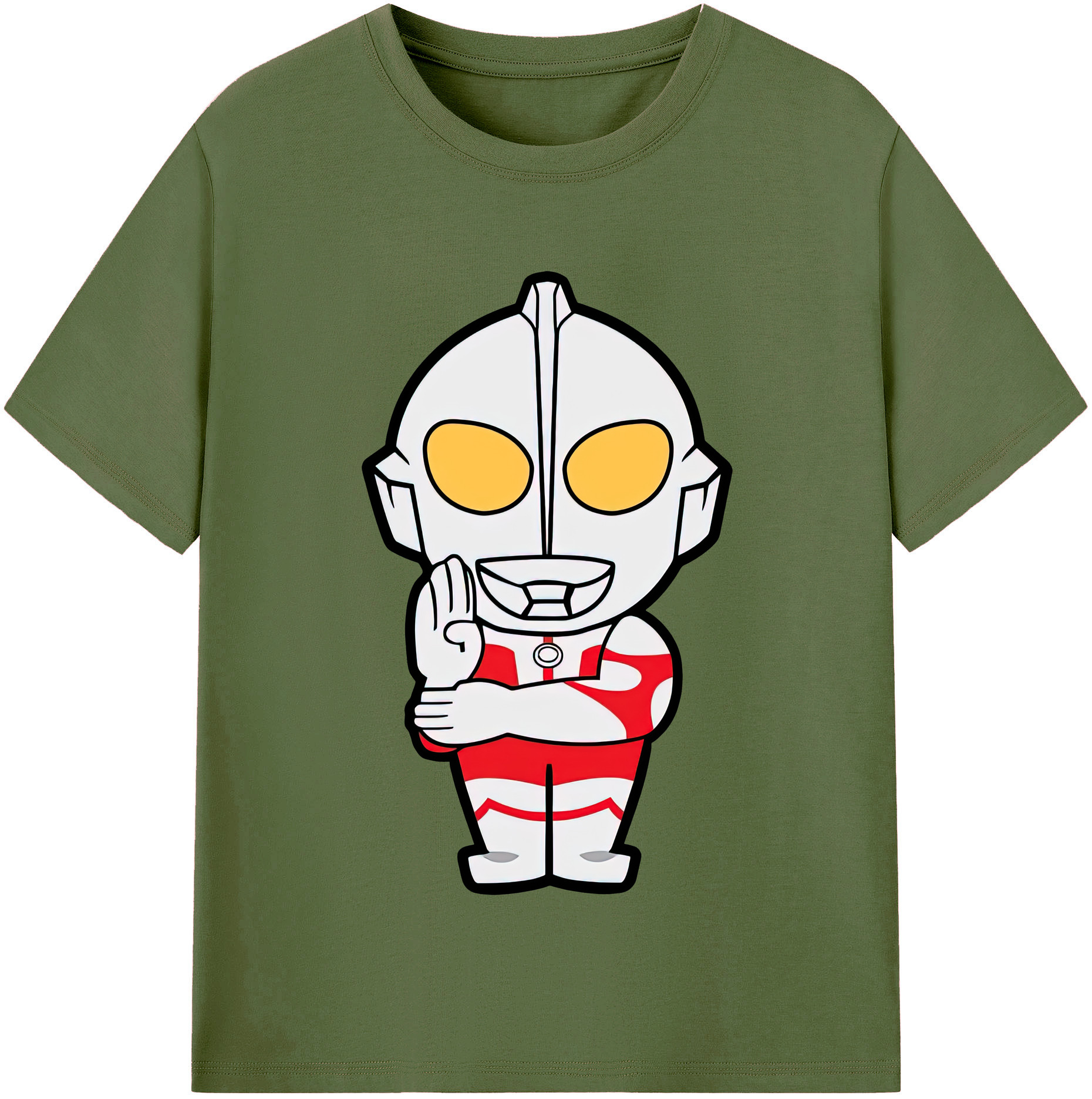 （画像用） ウルトラマン Ultraman 綿100％半袖Tシャツ（フロントプリント）
